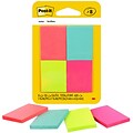 Post-it Notes, 1 3/8 x 1 7/8, Poptimistic Collection, 50 Sheet/Pad, 8 Pads/Pack (653-8AF)