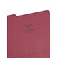 Smead File Folders, 1/3-Cut Tab, Letter Size, Maroon, 100/Box (13093)