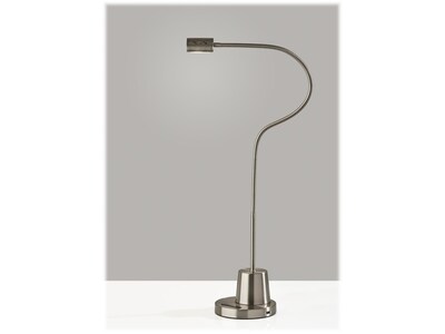 Adesso Eternity LED Desk Lamp, 37.5, Brushed Steel (5027-22)
