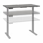 Bush Business Furniture Move 60 Series 48"W Electric Height Adjustable Standing Desk, Platinum Gray/Cool Gray (M6S4824PGSK)