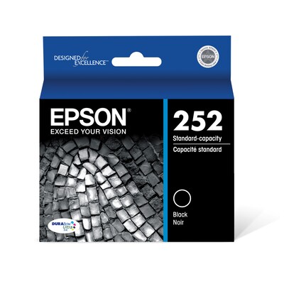 Epson T252 Black Standard Yield Ink Cartridge   (EPST252120S)