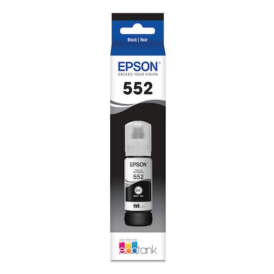Epson T552 Pigment Black High Yield Ink Cartridge Refill (T552020-S)