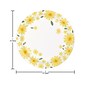 Creative Converting Sweet Daisy Tableware Kit, Yellow/White (DTC9128E2A)