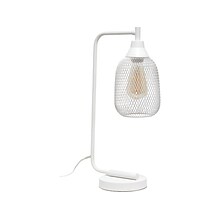 Lalia Home Studio Loft Incandescent Desk Lamp, 19, Matte White (LHD-2000-WH)