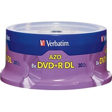 Verbatim DVD+R DL, 8x, 8.5GB, 30/Pack (96542)