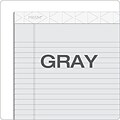 TOPS Prism+ Notepads, 8.5 x 11.75, Wide, Gray, 50 Sheets/Pad, 12 Pads/Pack (TOP63160)