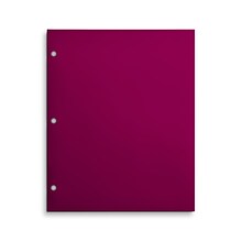 Staples® 4-Pocket 3-Hole Punched Presentation Folder, Pink (56214-CC)