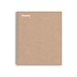 Staples Premium 5-Subject Notebook, 8.5" x 11", College Ruled, 200 Sheets, Brown (TR52122)