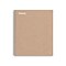 Staples Premium 5-Subject Notebook, 8.5 x 11, College Ruled, 200 Sheets, Brown (TR52122)