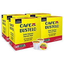 Cafe Bustelo Espresso Style Coffee Keurig® K-Cup® Pods, Dark Roast, 192/Box (5000346117)