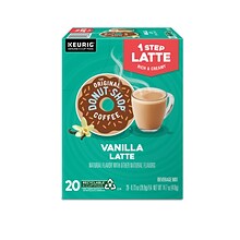 The Original Donut Shop One Step Vanilla Latte Coffee Keurig® K-Cup® Pods, Light Roast, 20/Box (3817