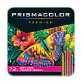 Prismacolor Premier Soft Core Colored Pencils, Assorted Colors, 72 Pencils/Pack (3599TN)