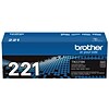 Brother TN-221 Black Standard Yield Toner Cartridge, Print Up to 2,500 Pages (TN221BK)