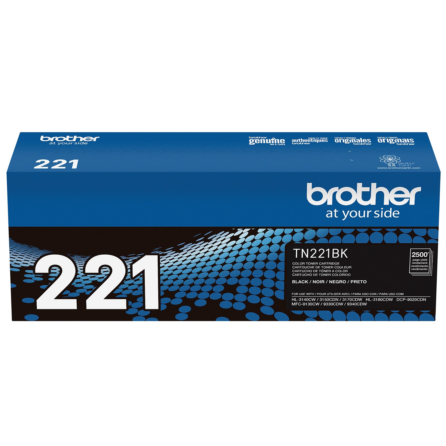 Brother TN-221 Black Standard Yield Toner Cartridge   (TN221BK)