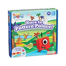 hand2mind Numberblocks Race to Pattern Palace Board Game (95400)