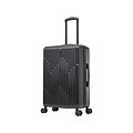 InUSA Drip Polycarbonate/ABS Medium Suitcase, Black (IUDRI00M-BLK)