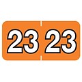 Medical Arts Press Barkley & Sycom Large Compatible Orange Year Roll Labels; 2023, 500/Roll (3266823