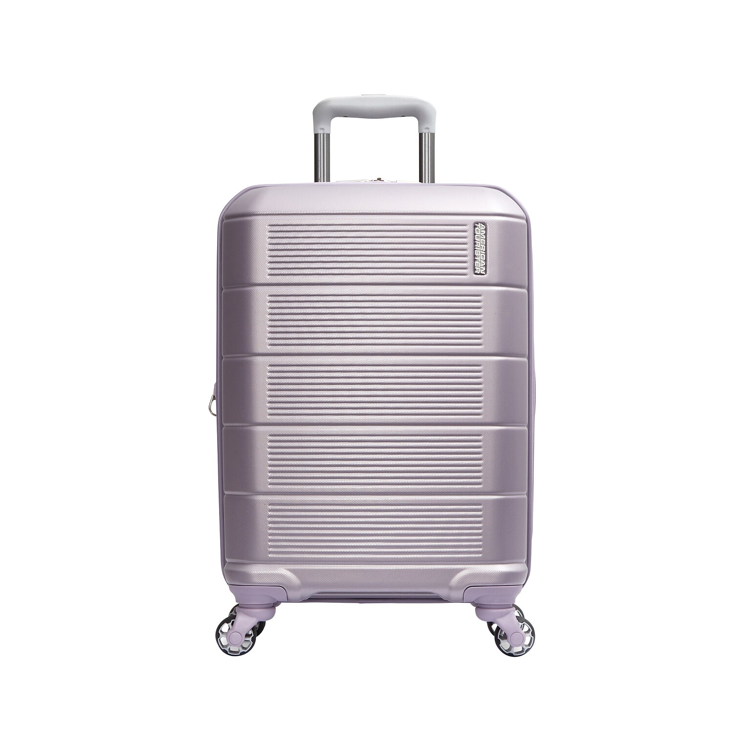 American Tourister Stratum 2.0 22 Hardside Carry-On Suitcase, 4-Wheeled Spinner, Purple Haze (142348-4321)