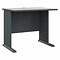 Bush Business Furniture Cubix 36W Desk, Slate/White Spectrum (WC8436A)