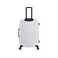 DUKAP ADLY Polycarbonate/ABS Large Suitcase, White (DKADL00L-WHI)