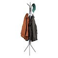 Mind Reader Coat Rack Freestanding Coat Tree, Silver, Metal (CRACK11-SIL)