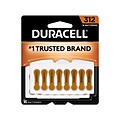 Duracell Size 312 Brown Hearing Aid Batteries, 16/Pack (DURDA312B16ZM09)