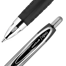 uni-ball 207 Signo RT Retractable Gel Pens, Medium Point, Black Ink, 4 Pack (33960)