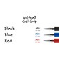 uniball Gel Grip Gel Pens, Medium Point, 0.7mm, Blue Ink, 12/Pack (65451)