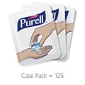 PURELL SINGLES Advanced Hand Sanitizer Single-Use Packets, 125/Box (9630-12-125CTNS)