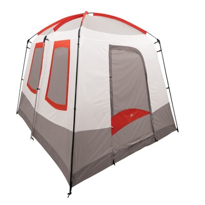 Camp Creek Two Room Tent in Grey and Red