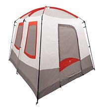 Camp Creek Two Room Tent in Grey and Red