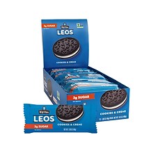 Rip Van Leos Cookies & Cream Sandwich Cookies, 1.69 oz., 10 Packs/Box (0009)