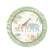 Creative Converting Safari Baby Animal Party Tableware Kit, Multicolor (DTC9121E2A)