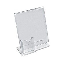 Azar Displays Sign Holder with Attached Brochure Holder, 11 x 8.5-inch 10/Pack