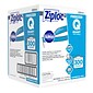 Ziploc Double Zipper Freezer Storage Bags, Quart, 300 Bags/Carton (696187)