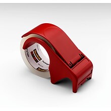 Scotch 1.88 Packing Tape Dispenser, Red (DP300RD)
