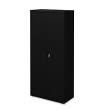 OIF 66H Steel Storage Cabinet with 3 Shelves, Black (CM6615BK)