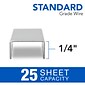 Swingline Standard 1/4" Length Standard Staples, Full Strip, 5000/Box, 5 Boxes (S7035101S)