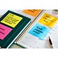 Post-it Full Adhesive Notes, 3" x 3", Energy Boost Collection, 25 Sheet/Pad, 4 Pads/Pack (F3304SSAU)