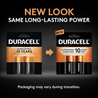 Duracell Coppertop Alkaline Battery, C, 2/Pack (DURMN1400B2Z)