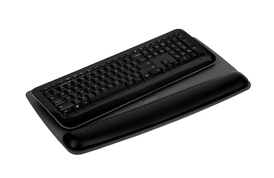 3M Gel Wrist Rest with Platform for Keyboard, Non-Skid Base, Gray (WR420LE)