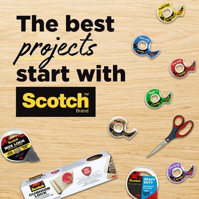 Scotch Magic Invisible Tape, 1/2" x 36 yds., 3 Rolls/Pack (810H3)