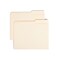 Smead File Folders, 2/5-Cut Tab, Letter Size, Manila, 100/Box (10385)