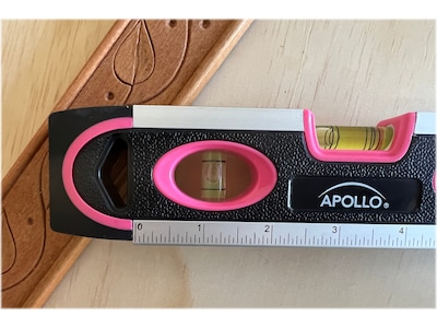 Apollo Tools Torpedo-Shaped Spirit Level, 9", Pink/Black (DT5019P)