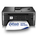 Brother MFCJ1010DW Wireless Color All-in-One Inkjet Printer, Refresh Subscription Eligible