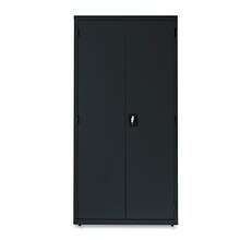 OIF 72H Steel Storage Cabinet with 5 Shelves, Black (CM7218BK)