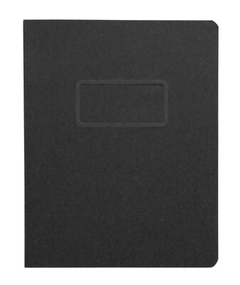 Oxford Paper Report Cover, Large 2 Prong Fastener, Letter, 3 Capacity, Black, 25/Box