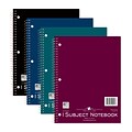Roaring Spring Paper Products 1-Subject Notebooks, 8 x 10.5, Wide Ruled, 70 Sheets, Assorted Color