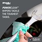 WypAll PowerClean ProScrub Heavy Duty Wet Wipers, Green, 75 Wipers/Bucket (91371)