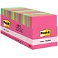 Post-it Notes, 3" x 3", Poptimistic Collection, 100 Sheet/Pad, 18 Pads/Pack (65418CTCP)